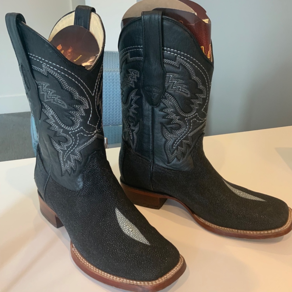 Men's Los Altos Stingray Single Stone Boots - Picture 3 of 5